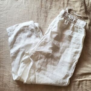 White Linen pants